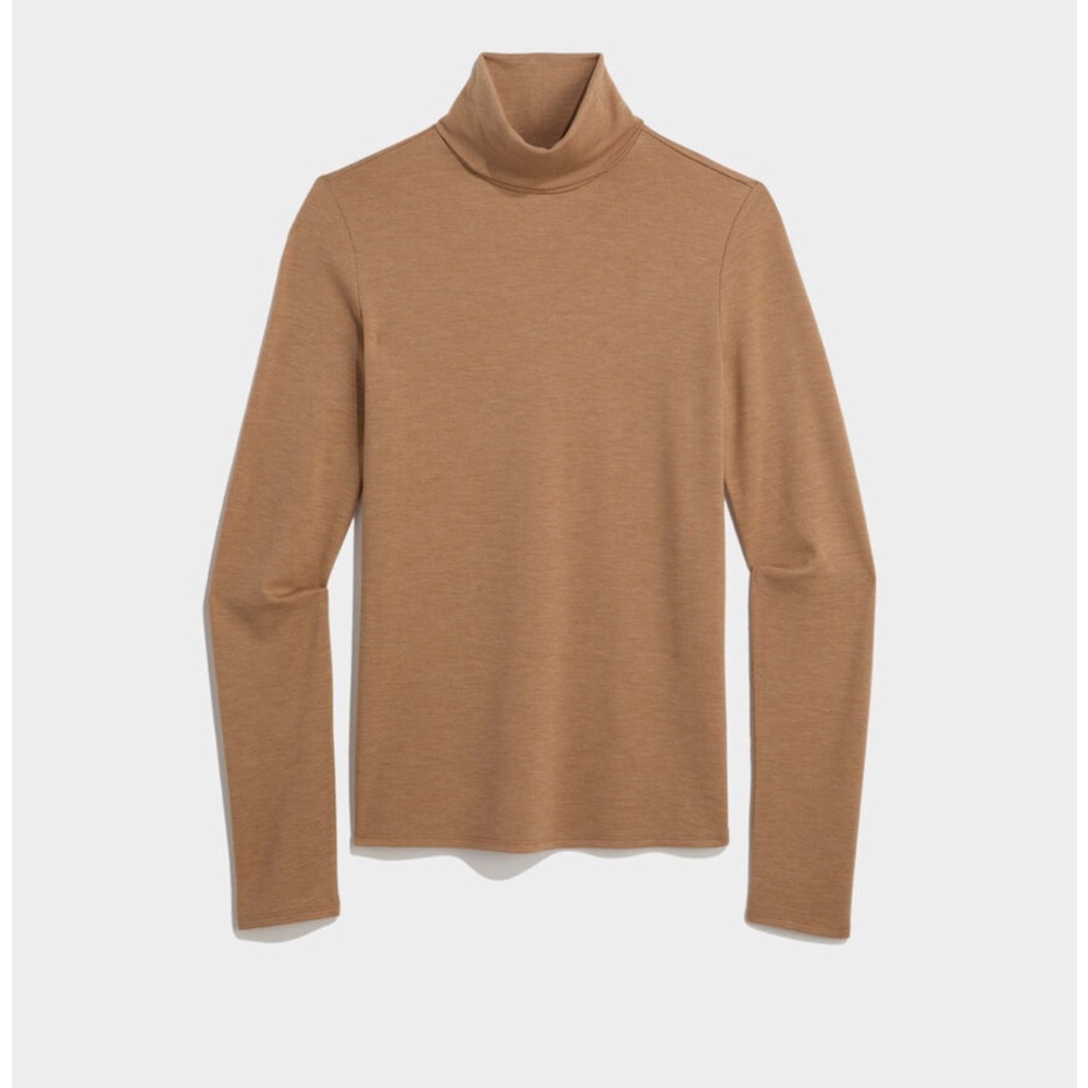 J Crew tan turtleneck
